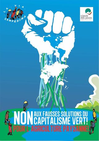 Affiche de Via Campesina pour le Sommet des Peuples